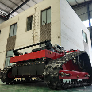 Nuevo Cortacésped a Control Remoto de Gasolina con Orugas de Goma de 550 mm, Autopropulsado, para Uso Industrial, Agrícola, en Huertos y Todo Tipo de Terreno - Product Image 6