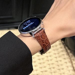 Bracelets de <span class=keywords><strong>montre</strong></span> en <span class=keywords><strong>cuir</strong></span> de crocodile de luxe 18/20/22mm bracelets en <span class=keywords><strong>cuir</strong></span> d'alligator multicolore pour femmes avec fermoir pliant magnétique - Product Image 4