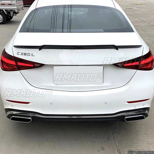 Alerón deportivo para techo trasero de coche, estilo de ala para Mercedes Benz Clase C W206 C200 C260 C300 Sedan AMG 2022 <span class=keywords><strong>2023</strong></span>, Kits de carrocería negra ABS - Product Image 5
