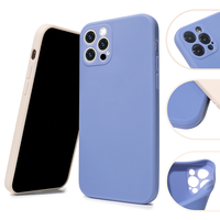Coques de téléphone en silicone liquide TPU souple et coloré pour iPhone 13 12 11 Pro Max – Vente en gros 2022 – Étuis et housses de protection arrière