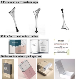 Guasha papan kerokan batu Magnet Aloi Titanium, alat terapi kerokan Tubuh Anti stres terapi Cina 2025 - Product Image 2