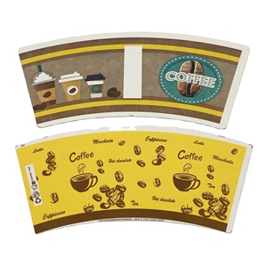 Coffee Take Away Paper Cups Factory Direct Disposable Raw Materials Customized Printing for 2oz 8oz 10oz 12oz Craft Paper Food