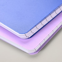 Carnet spirale A7 essentiel pour la rentrée scolaire, couverture PP colorée et simple, mini format de poche, portable, pour étudiants, pour les devoirs et l'enregistrement des notes