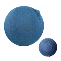 Housse de ballon d'exercice gonflable pliable Bellter à bas prix, 55 cm, pour yoga, exercices, bureau, salle de sport