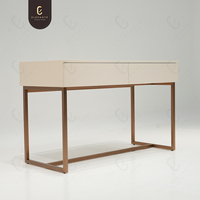 Table console d'entrée moderne simple en bois massif