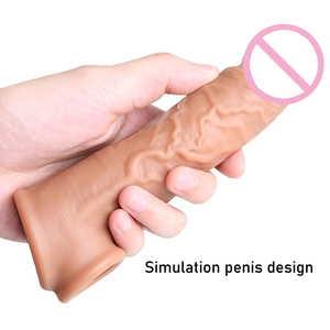 Herren Sexspielzeug für Penis Extender Ärmel Dildo Kondom verzögert Ejakulation Adult Fun Toy für Paar Sexspielzeug - Product Image 2