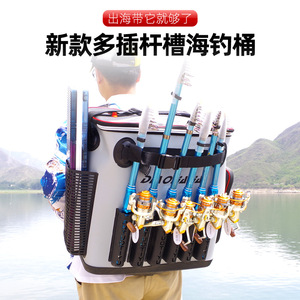 Sac de pêche EVA 20L avec porte-cannes et filet latéral pour la pêche en mer, usage multi-usage - Product Image 3