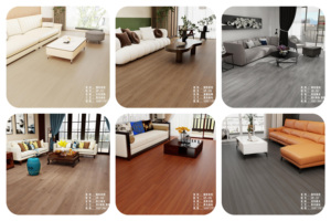 Không thấm nước bền chống trầy xước tự dính Vinyl sàn gạch nhà máy bán buôn cho sử dụng trong nhà trong các trường học & phòng khách - Product Image 3