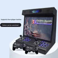 Machine d'arcade personnalisable de 22 pouces, plus de 23 000 jeux, prise en charge de 4 joueurs, sortie Wi-Fi, pour usage commercial/domestique (B2B/OEM)