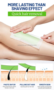 Tiras de cera de gran oferta de etiqueta privada para depilación corporal, tiras de cera de papel para eliminar el vello no deseado en segundos, tiras de cera indoloras - Product Image 4