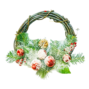 Guirlande <span class=keywords><strong>de</strong></span> Noël artificielle 2026 <span class=keywords><strong>avec</strong></span> fruits rouges et cônes <span class=keywords><strong>de</strong></span> pin, décoration festive pour Halloween et le Nouvel An - Product Image 3