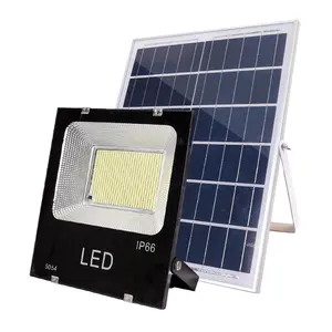 Building exterior Solar Flood Light With Remote Control Ip65 High Lumen Solar Energy System Flood Light