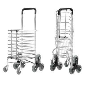 Trapklimmer Trolley Dolly Opvouwbare Kruidenierswinkelwagen 3 Wielen Zware Handtruck Gemaakt Voor Appartementen - Product Image 2