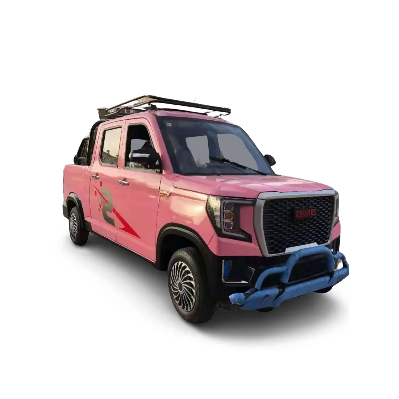 OEM çin fabrika 4 tekerlekli ulaşım 4x4 çok fonksiyonlu elektrikli kamyon pickup kargo aracı sıcak satış