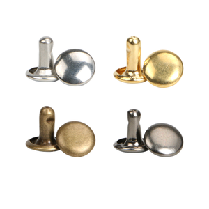 Tachuelas de cobre de doble cara, remaches planos, resistentes a impactos, accesorios inoxidables, para zapatos, sombreros, ropa, bolsos, accesorios decorativos. - Product Image 1
