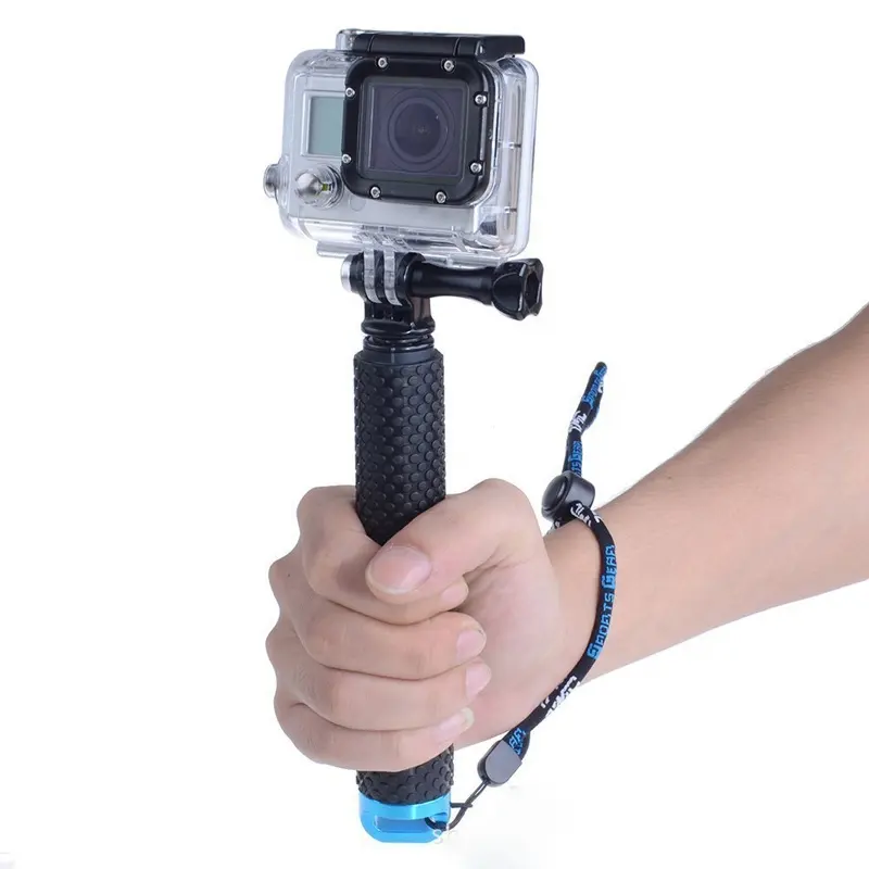 Kaliou Colorful Waterproof Aluminium 19 inch Monopod Selfie Stick GoPros 7 6 5 4 3 2 1 Sjcams Sj7 Yi 4K Action Camera