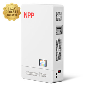 ระบบแบตเตอรี่พลังงานแสงอาทิตย์สำหรับเก็บพลังงาน 5kWh 10kWh 15kWh 51.2V 100Ah 200Ah แบบ Deep Cycle พร้อมระบบสื่อสาร CAN - Product Image 1