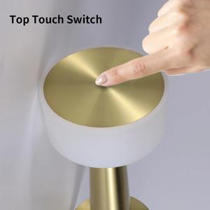 Creative USB Cordless LED Charging Table Lamp Touch Controls Rechargeable <b>for</b> Home Hotel Restaurant Decoration <b>Desk</b> Lighting - Product Image 6