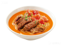 Mie Ramen Instan Rasa Daging Sapi Tomat Sehat, Masak 5 Menit, 12 Cup/Kotak, Grosir, Pasokan OEM, Instan