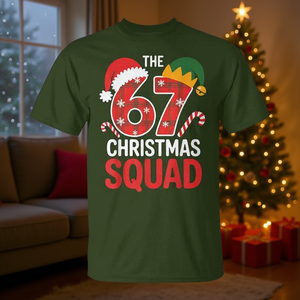 La maglietta per famiglie 67 Christmas Squad dal design Six Seven Holiday - Product Image 3