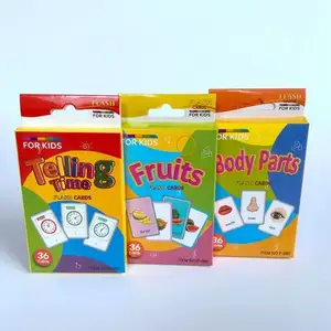 36 шт./набор, Детские когнитивные карточки-пазлы образовательные игрушки для игры с героями мультфильмов автомобиль животных фрукты Обучающие карточки для детей