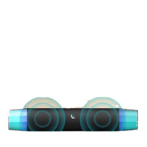 Original DHE6010 Sound Speaker RGB Light up Soundbar 360 Surround Wired Blue Tooth Dual Mode PC NotebookTablet Portable Speakers