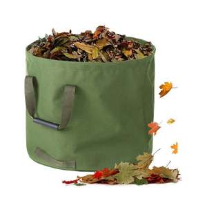 <b>Collapsible</b> Vertical Garden Waste Bag Fabric Leaf <b>Storage</b> Bag 90 Gallon Cloth Reusabke Garden Bag with Coated Gardening - Product Image 1