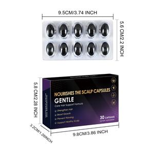 Capsules de croissance capillaire de qualité supérieure en gros pour OEM, supplément naturel à base de plantes pour la <span class=keywords><strong>repousse</strong></span> des <span class=keywords><strong>cheveux</strong></span>, anti-amincissement, renforcement et nutrition des <span class=keywords><strong>cheveux</strong></span> - Product Image 2