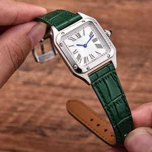 ג 'ילונג במבוק תבנית שעון עור רצועות 16/18/19/20/21/22 מ "מ שחרור מהיר שחרור אמיתי רצועת שעון קלאסי - Product Image 2