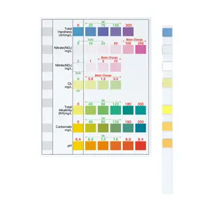 Groothandel 7in1 Aquarium Test Kit Strips Voor Zoet-en Zoutwater Aquarium Vijver