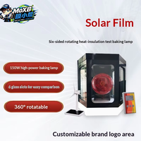 MoxB - Film solaire automobile - Test d'isolation thermique - Plateforme de test rotative six faces - Lampe chauffante infrarouge - Modèle Jinan Shandong