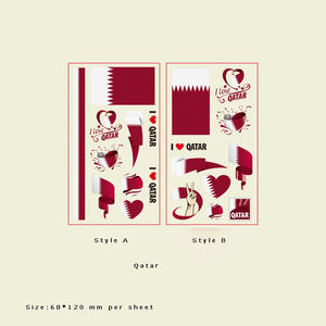 Estival Sport-tatuajes temporales, a prueba <span class=keywords><strong>de</strong></span> agua, Bandera <span class=keywords><strong>de</strong></span> Turquía - Product Image 6