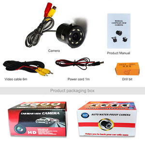 Caméra de recul étanche Ip68 avec ligne de stationnement petit chapeau de paille caméra de <span class=keywords><strong>voiture</strong></span> montée sur vis caméra de recul intégrée universelle - Product Image 6