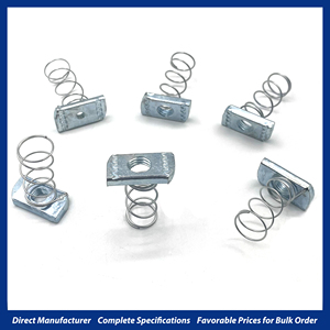 Écrous à ressort en acier inoxydable 304 M6 M8 <span class=keywords><strong>M10</strong></span> M12 Fixations pour profilés Vente directe d'usine Écrous de blocage haute résistance - Product Image 3