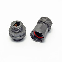 Cable de Red Ethernet LAN Impermeable IP68, Conector Hembra a Hembra RJ45, Adaptador de Enchufe, Conector de Cable de Internet
