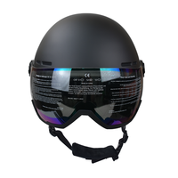 Casque de ski avec masque S M L XL XXL Casque de snowboard avec visière CE En1077 Casque de snowboard personnalisable pour adultes et enfants