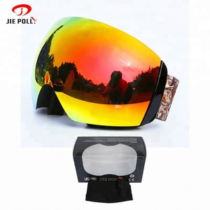 New Best selling safety snow skiing <span class=keywords><strong>goggle</strong></span> with anti fog - Product Image 1