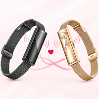 Bracelet intelligent pour couples tendance DS5201314, étanche 1ATM, surveillance de la fréquence cardiaque, du sommeil et de la santé, bracelet intelligent multisports pour hommes et femmes