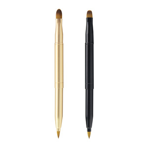 Đa-Màu Sắc Bàn Chải Applicator Tẩy Tế Bào Chết Kép Đã Kết Thúc 2 Trong 1 Mini Có Thể Thu Vào Du Lịch Biểu Tượng Tùy Chỉnh <span class=keywords><strong>Lip</strong></span> Lót Duy Nhất <span class=keywords><strong>Lip</strong></span> Bàn Chải - Product Image 5