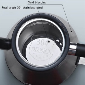Hervidor Eléctrico Inteligente de Acero Inoxidable de 1 L, Tetera Blanca para Agua Caliente, Hervidor de Viaje/Cafetera con Boquilla de Cuello de Cisne - Product Image 3