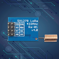 RA-01 SX1278 LORA Module de transmission à spectre étalé sans fil Module de RA-01 série 433M le plus éloigné 15KM avec antenne à ressort