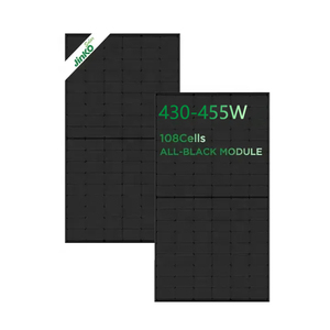 แผงโซลาร์เซลล์แบบโมโนสีดำทั้งหมดชนิด N ประสิทธิภาพสูงแบบสองหน้า 420W 430w 435w 440w 445w 450w JKM425-445N-54HL4R-B - Product Image 3