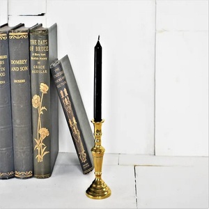 Portavelas pequeño de Metal y latón, soporte individual para fiesta - Product Image 1