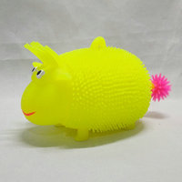 KEHUI Jouet en peluche le plus vendu, balle rebondissante colorée en forme d'animal, jouet mouton Sean pour enfants, fabriqué en matériau TPR