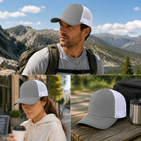 Casquette de baseball sportive à 6 panneaux en gros, personnalisable avec logo, classique, dos en maille, style Richardson 112 Trucker Hat