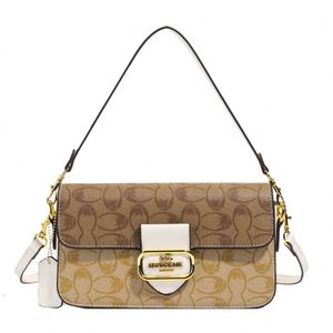 Bolso bandolera con correa ajustable y remaches geométricos de moda vintage para mujer. Material de PU de Alta Calidad, Portátil y Duradero - Product Image 3