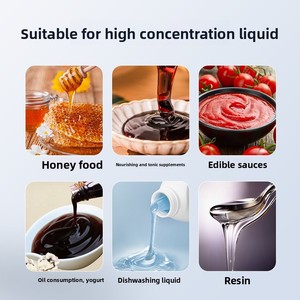 Petite machine de remplissage automatique de liquides visqueux avec dosage quantitatif pour le miel, la pâte de poire, le tahini, le détergent, la résine et le sous-conditionnement - Product Image 2