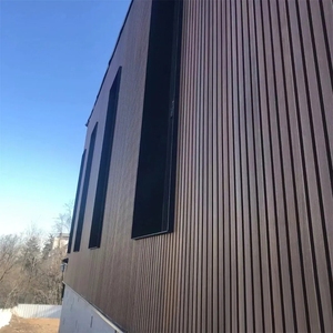 Pannello Murale <span class=keywords><strong>In</strong></span> Offerta Speciale Impermeabile da Esterno Rivestimento Decorativo a Doghe WPC 3D <span class=keywords><strong>in</strong></span> <span class=keywords><strong>Legno</strong></span> Composito per Giardino e Cortile - Product Image 3