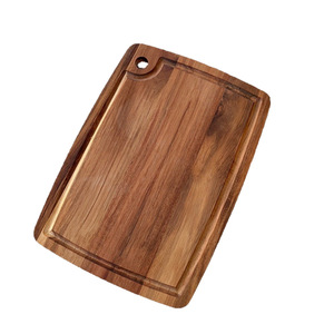 Tabla de Cortar de Madera Maciza 35x25x1.5cm Rectangular Multifuncional para Queso y Frutas, Tabla de Cortar de Madera de Acacia - Product Image 5