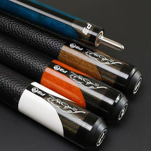 Bois d'érable de qualité supérieure 1/2-PC <span class=keywords><strong>Unilock</strong></span> 12.5mm Pointe en cuir véritable Bâtons de queue de billard à vendre - Product Image 2